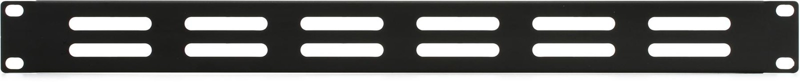 Gator GRW-PNLVNT1 Vented Flanged Rack Panel - 1U (2-pack) Bundle