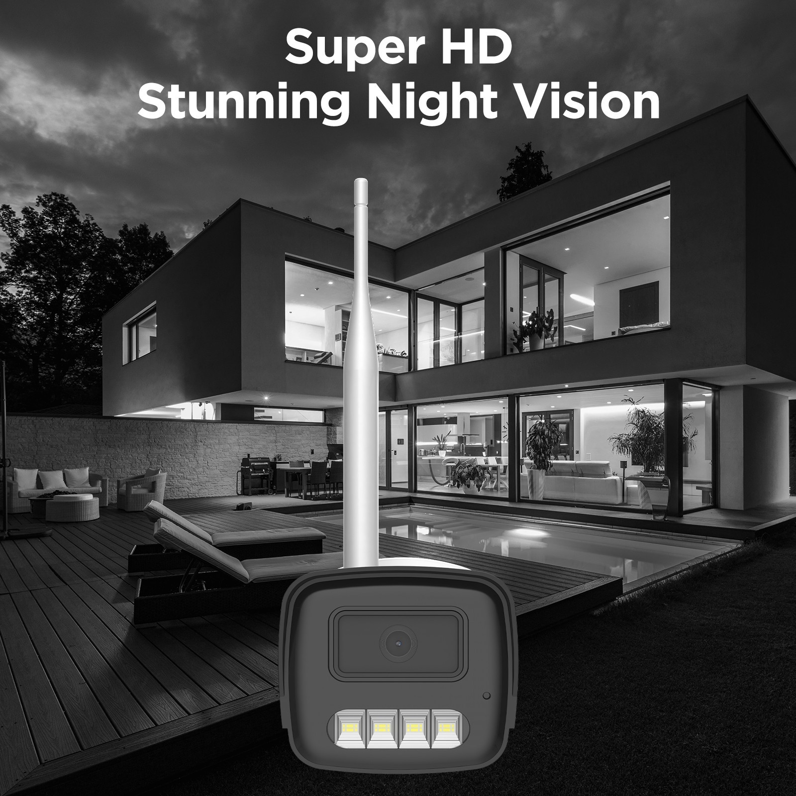 3MP Wireless Security IP Camera for TSeye APP Expanded more cameras
