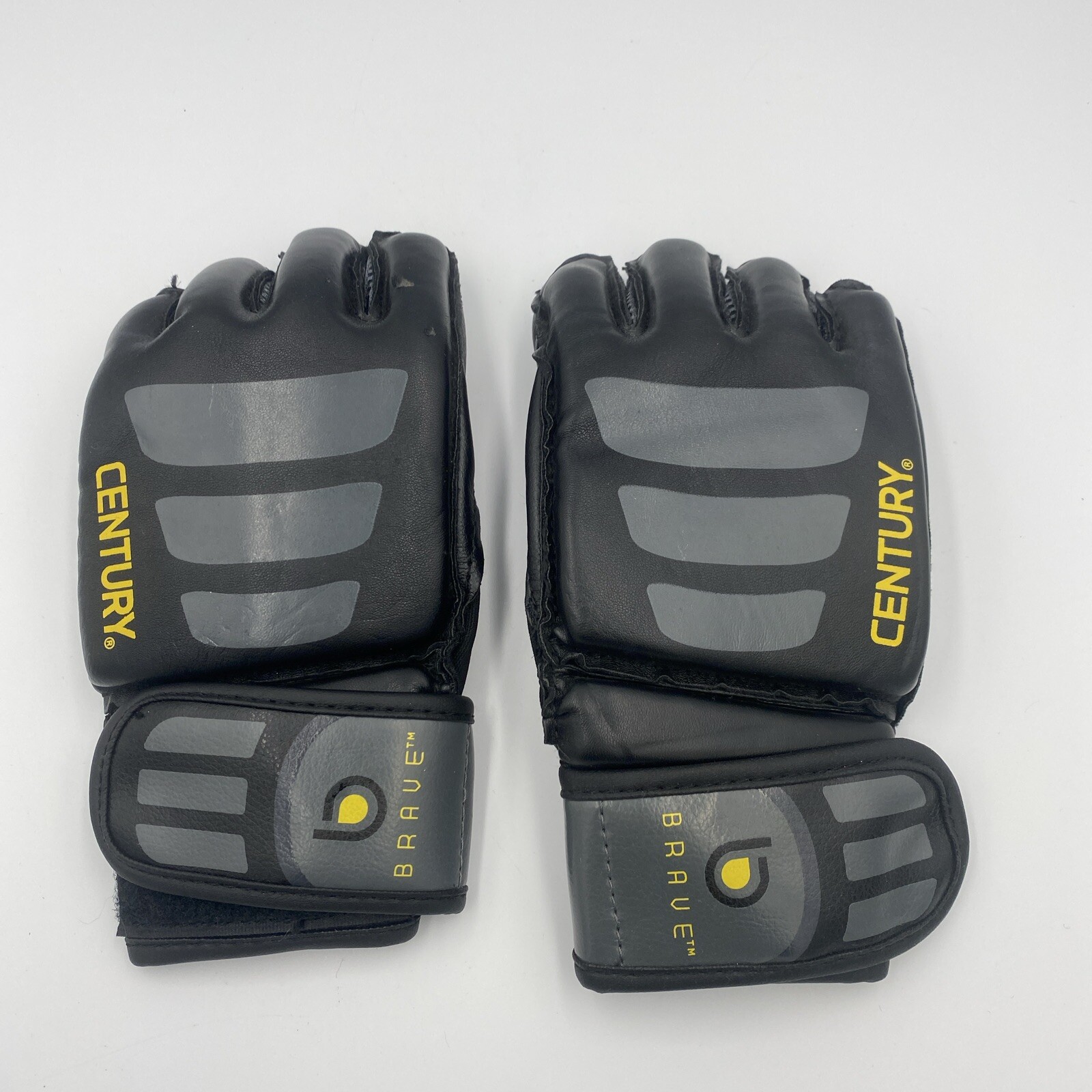 Century Brave Grip Bar Bag Gloves Black Gray Size Small /Medium