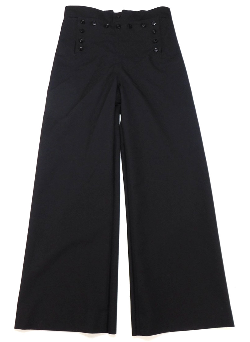US Navy Crackerjack Pants 32 S Wool Dress Blue Jumper Uniform 13 Buttons NEW '90