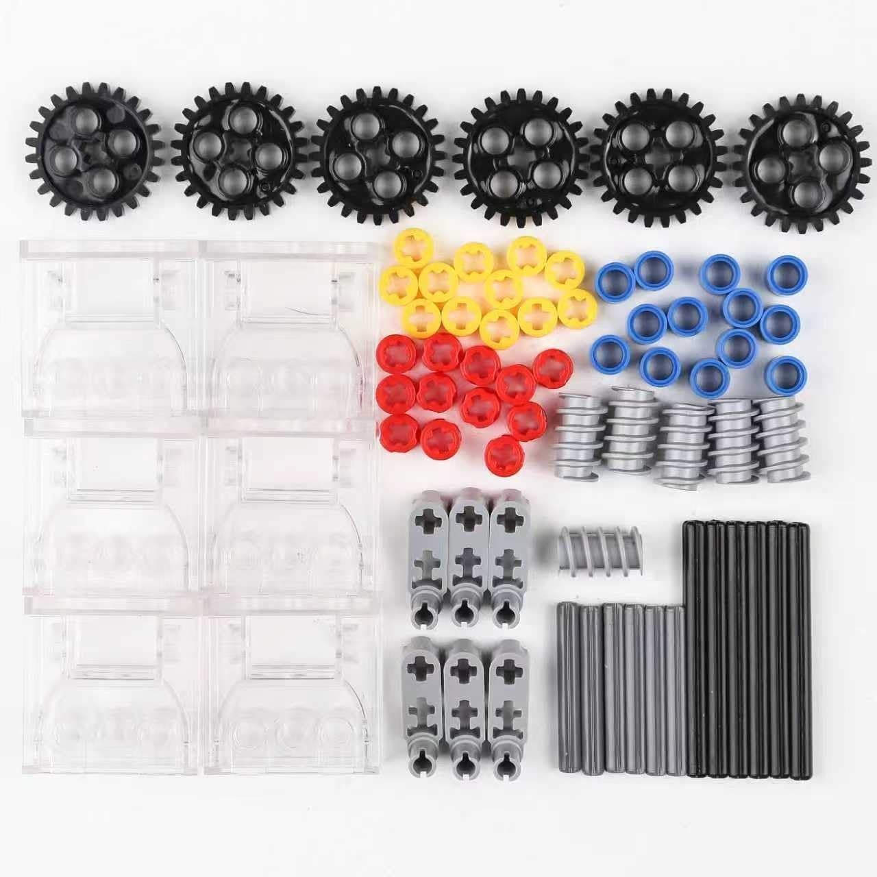 Build Creative Robotics Projects with 5 Set Gearbox Assembly - Durable ABS