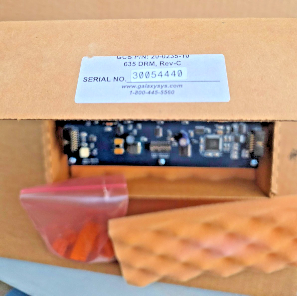 *NEW* Galaxy Access Control 20-0235-10 635 DRM Dual Reader Module Circuit Board