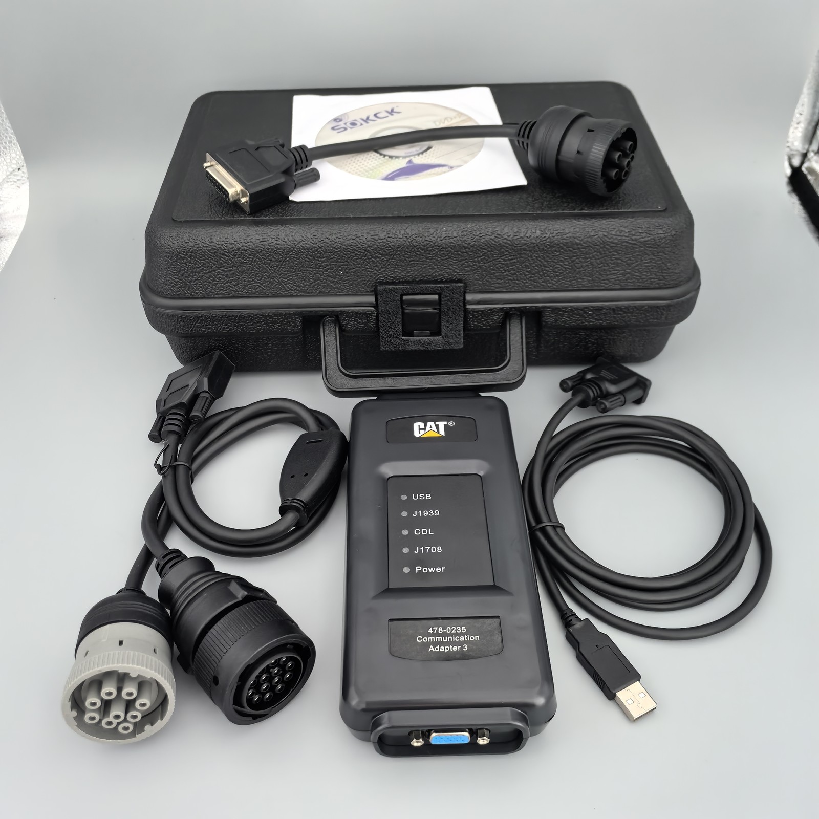 ET4 ETIV Communication Adapter 3 Tool For CAT Heavy Equipment 538-5051 478-0235