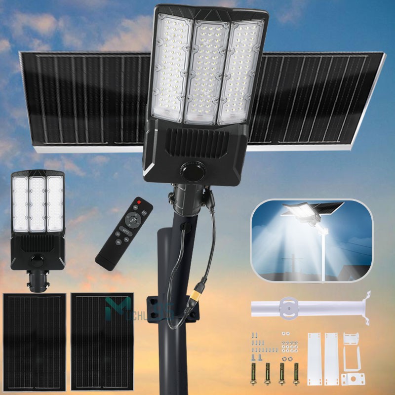 16000W Commercial Solar Street Lights Outdoor Dusk to Dawn parking lot lights