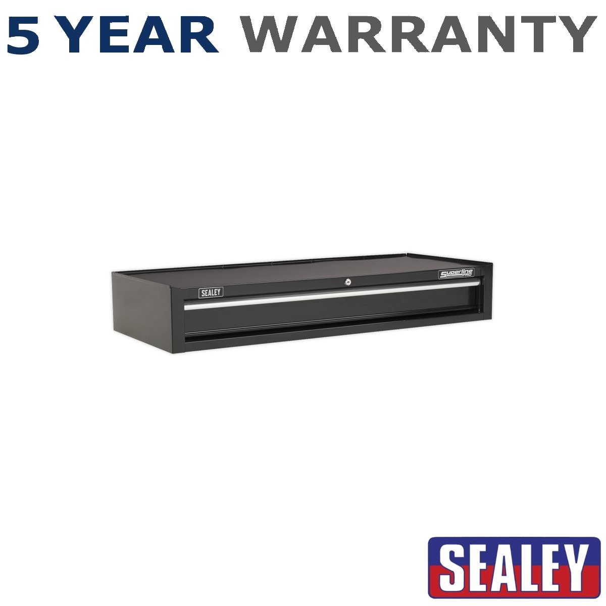 Sealey Superline PRO� Heavy-Duty Mid-Box Tool Chest with Drawer Black AP41119B