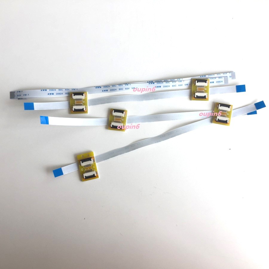 5 x Extension Flat Cable FPC FFC + 12Pin To 12Pin ZIF 0.5mm Adapter Connector