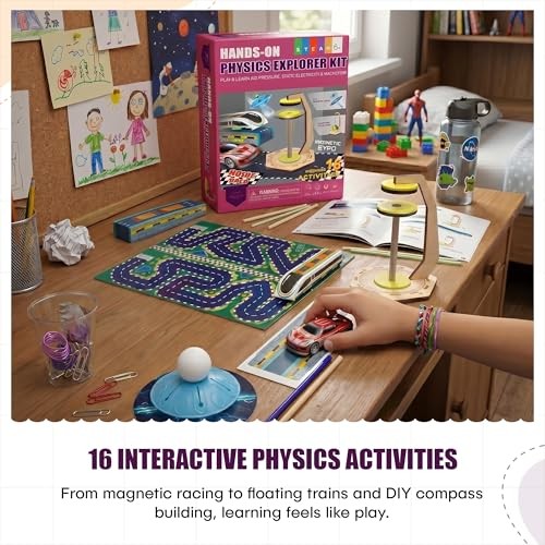 Physics Science Kit for Kids Ages 8-12 | STEM Educational Gift with 16