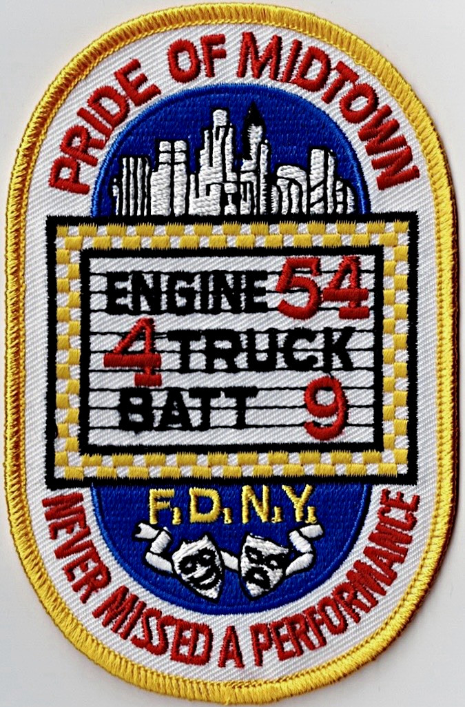 FDNY Pride of Midtown Patch Engine 54 Truck 4 Battalion 9