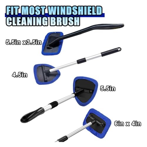 LAINLOY 7 Pack Microfiber Cloths, Replaceable Car Inside Windshield Cleaning