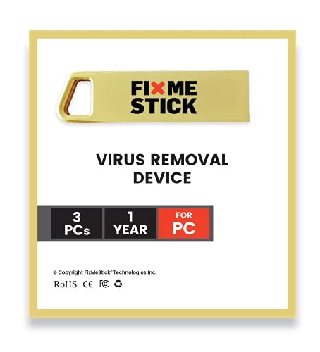 FixMeStick Gold Computer Virus Removal Stick for Windows PCs - Unlimited Use ...