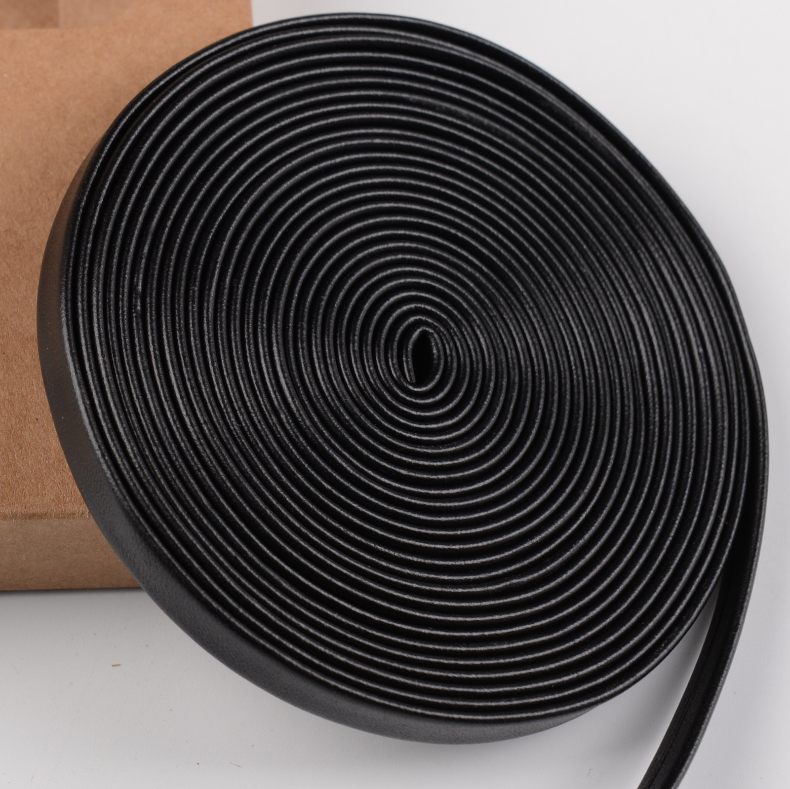 4M Leather Black Ito Sageo Cord Rope for Japanese Katana Sword Tsuka
