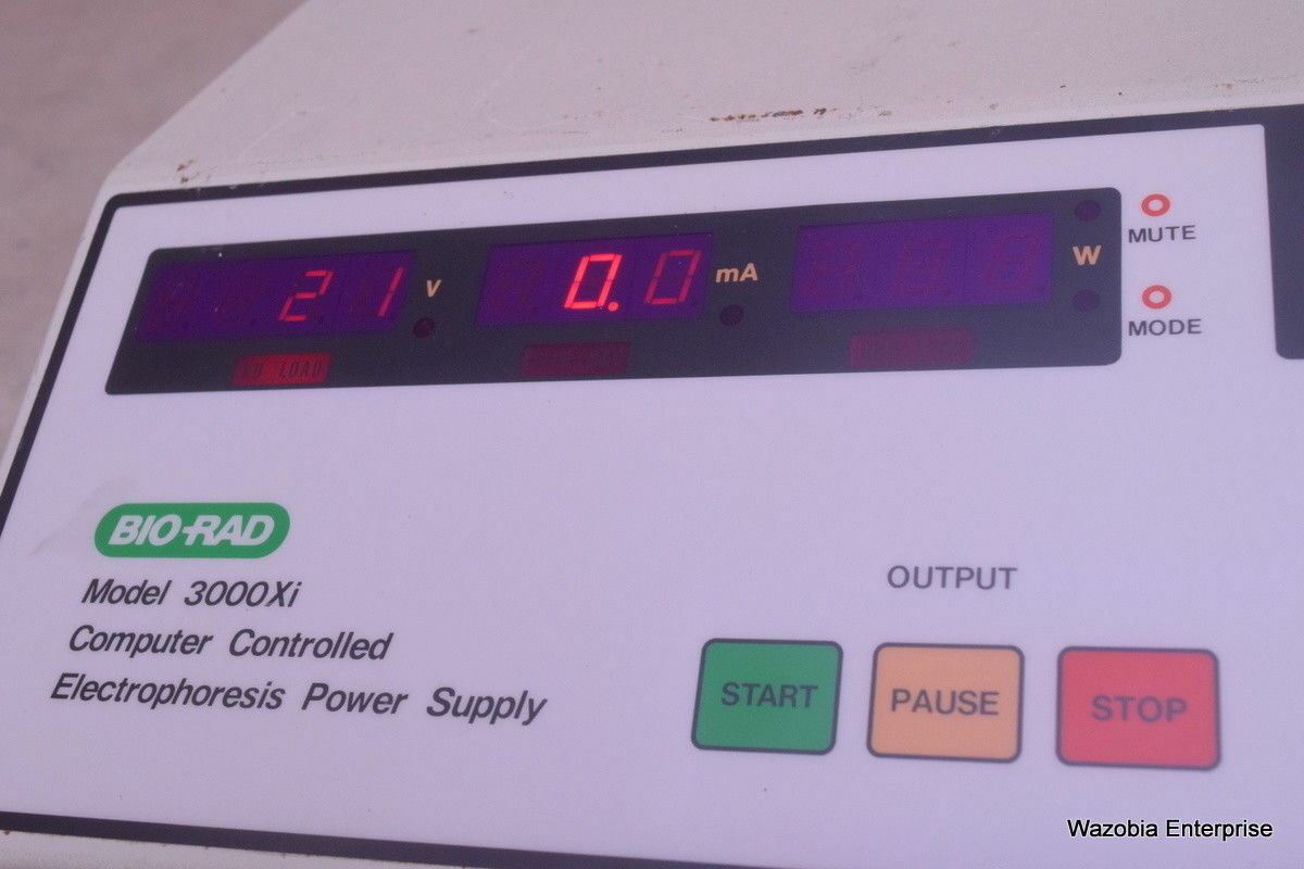 BIO-RAD COMPUTER CONTROLLED ELECTROPHORESIS MODEL 3000XI