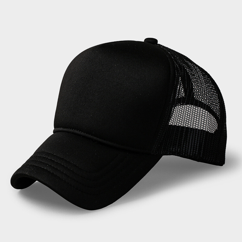 XL/XXL Oversize Mesh Trucker Cap,5 Panel Plain Men Women Adjustable Baseball Hat