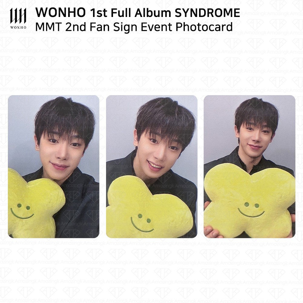 Wonho 1st Full Album SYNDROME MMT 2nd Fan Sign Photocard KPOP K-POP
