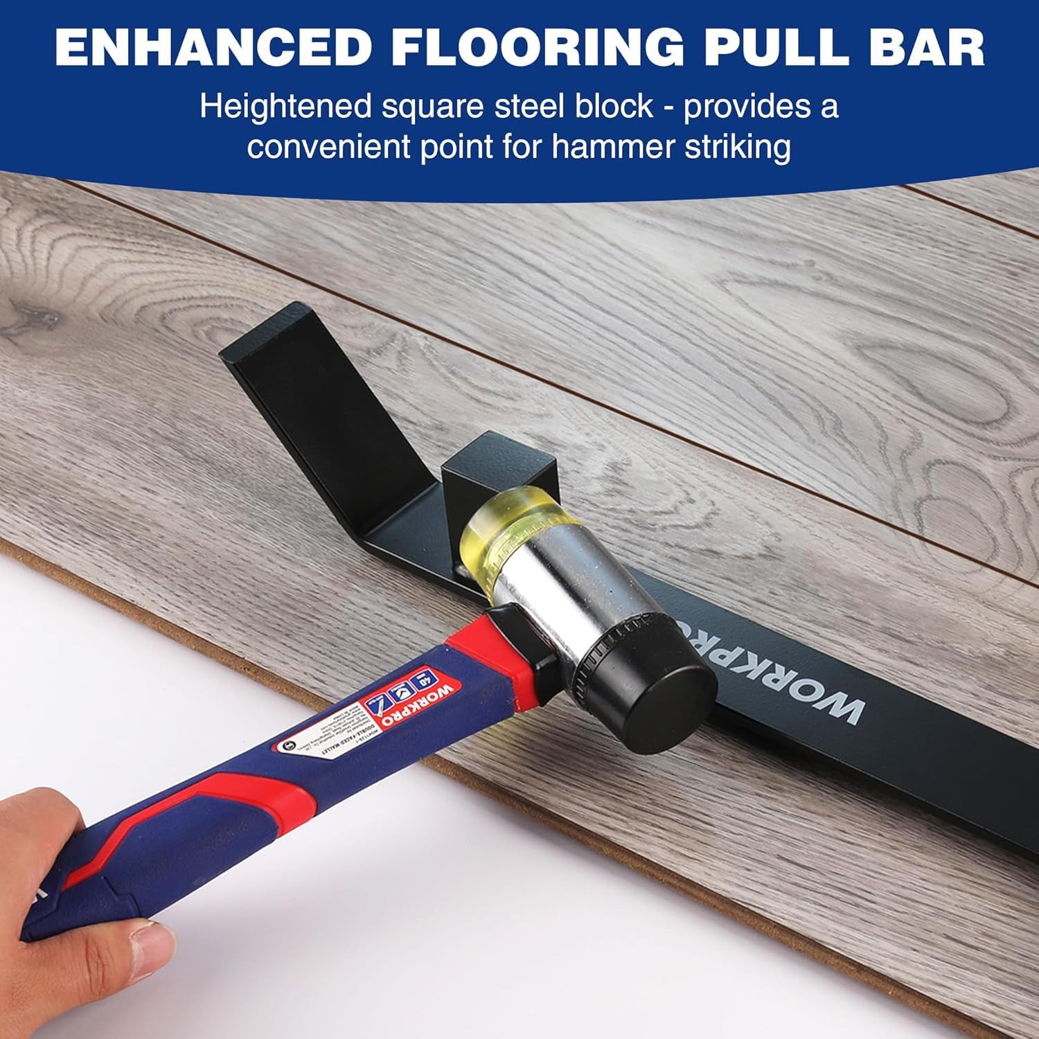 17＂ Heavy Duty Pull Pry Bar Professional Pull Bar Flooring Tool Wood Floor Vinyl