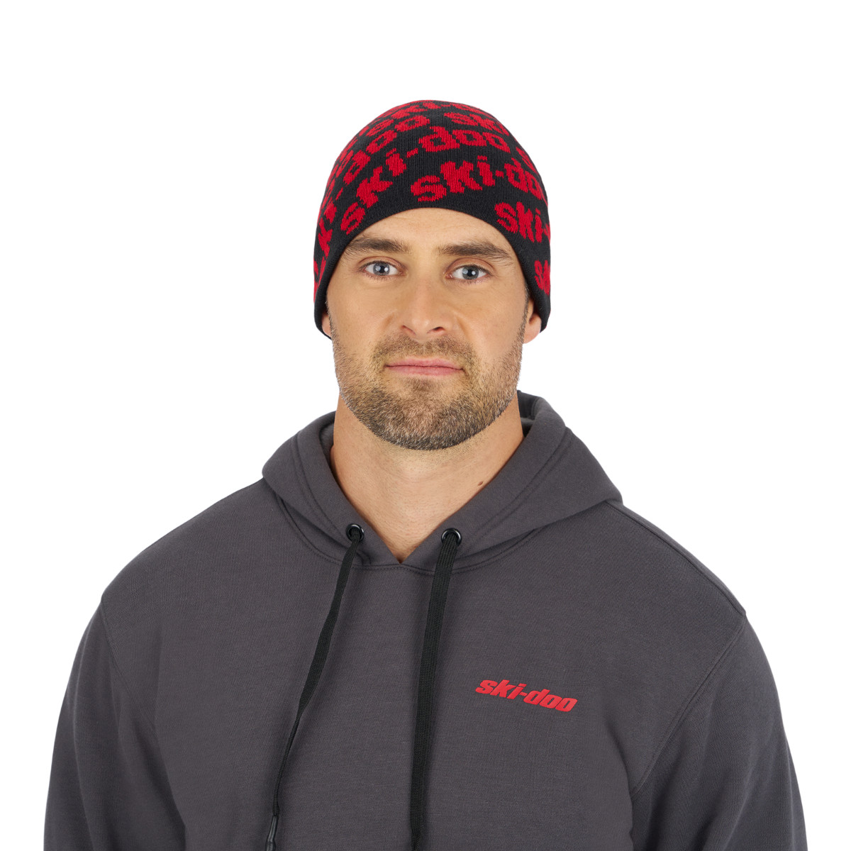 Ski-Doo Unisex Reversible Beanie Red Onesize