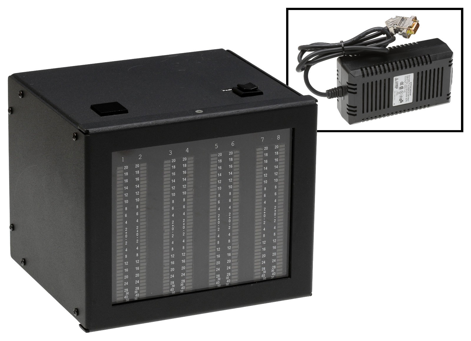 Logitek Super-VU 7.1 Surround Peak Audio LED Meter SV71-A XLR Balanced Analog