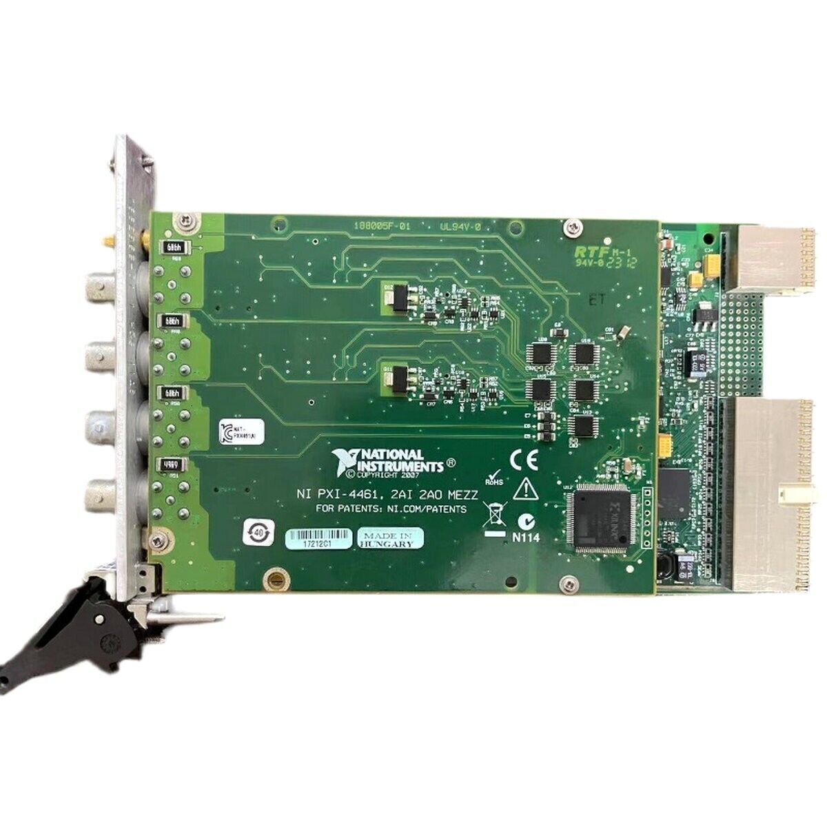 National Instruments PXI-4462 24-Bit 204.8 kS./s Sound and Vibration Module USED
