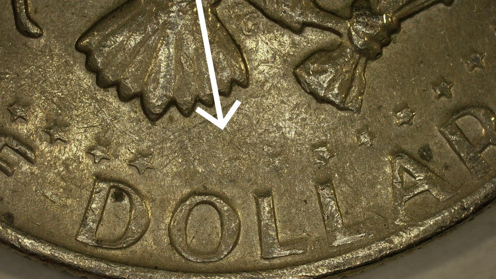 1972 Kennedy Reverse  Strike Through Error On Stars