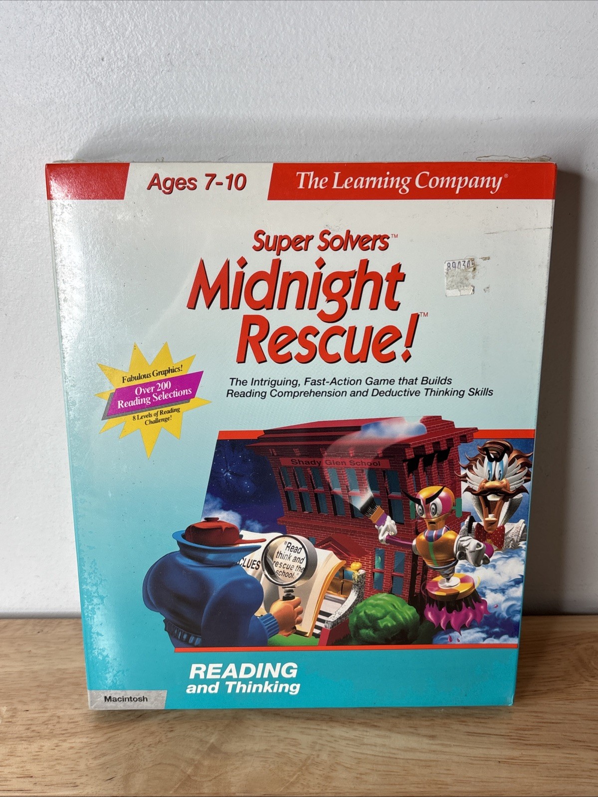 Vintage Big Box Super Solvers Midnight Rescue! SEALED for Macintosh