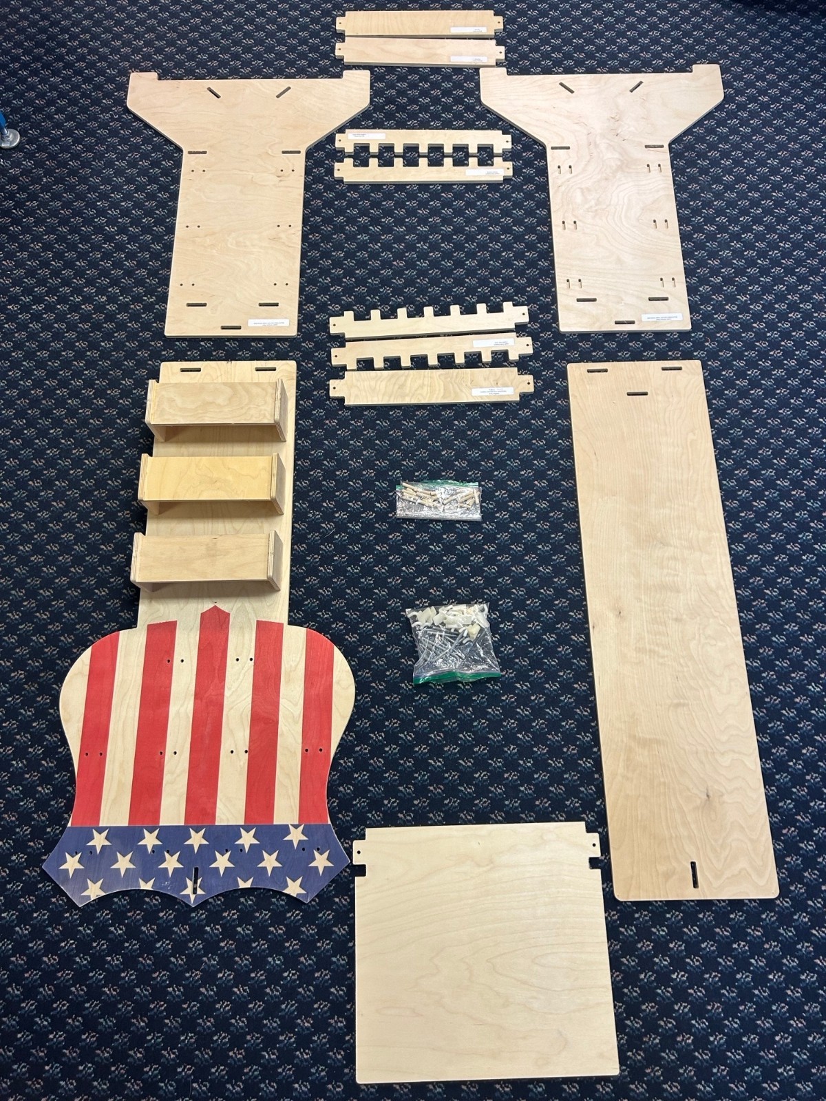 Wooden Display Rack