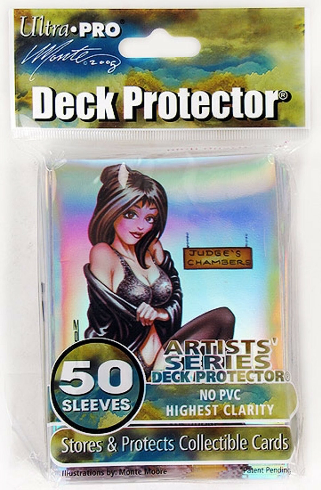 ULTRA PRO MONTE WENCH THE JUDGE DECK PROTECTORS (STANDARD SIZE) 50 COUNT PACK