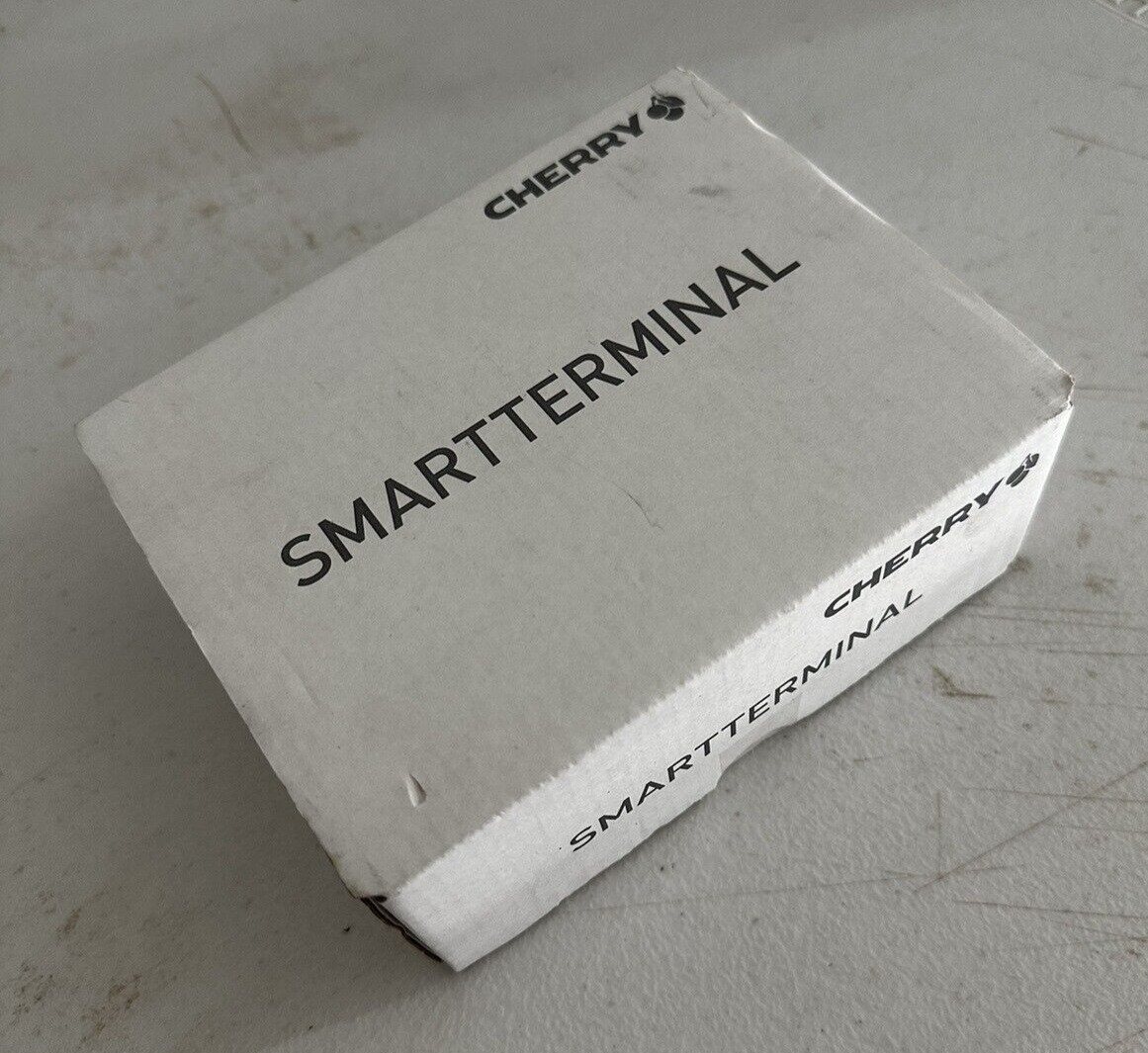 CHERRY SmartTerminal ST-1144 - SMART card reader - USB 2.0 - white (top), black