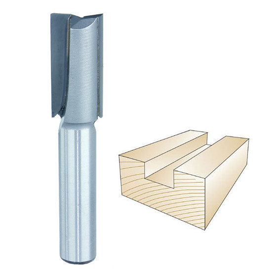 Whiteside 1041 Sraight Bit 3/8"SH, 1/2"CD, 1"CL