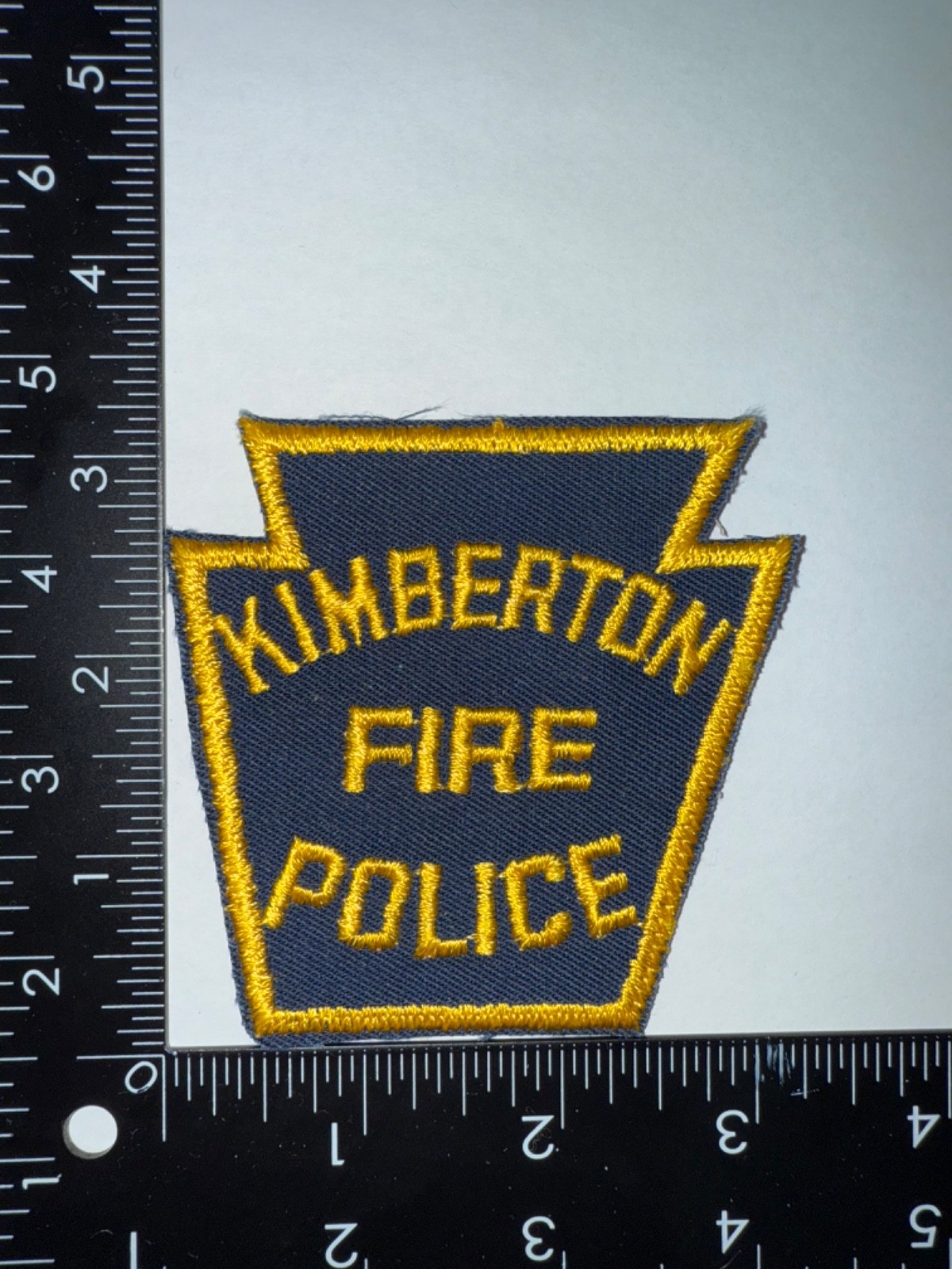 Kimberton Pennsylvania PA Vintage Fire Department Shoulder Patch Obsolete