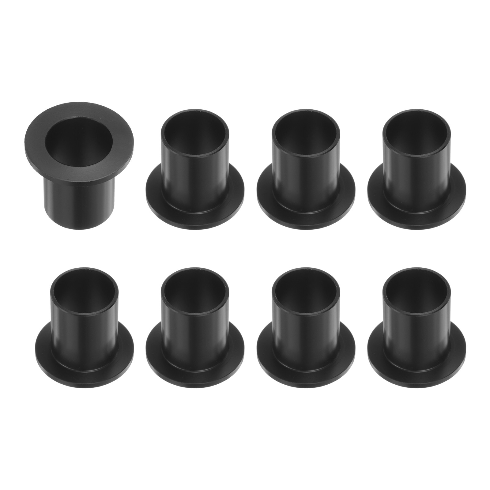 8pcs Flanged Sleeve Bearings 17mm Bore x 19mm OD x 25mm Length POM Bushings