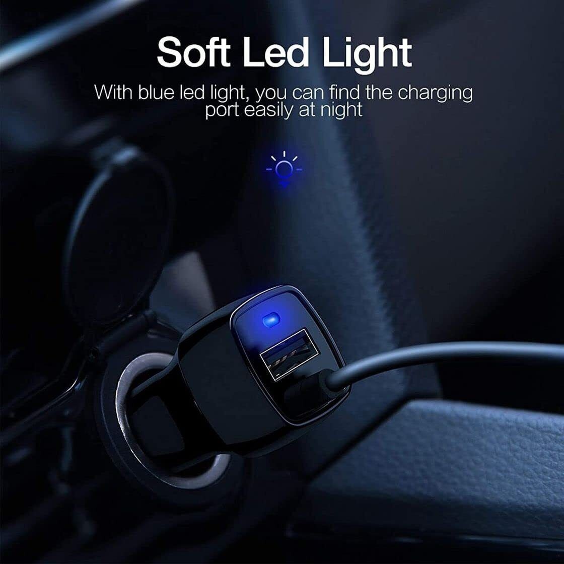 FAST Rapid Car Charger USB Charging Adapter For iPhone 12 13 14 Pro Max Samsung