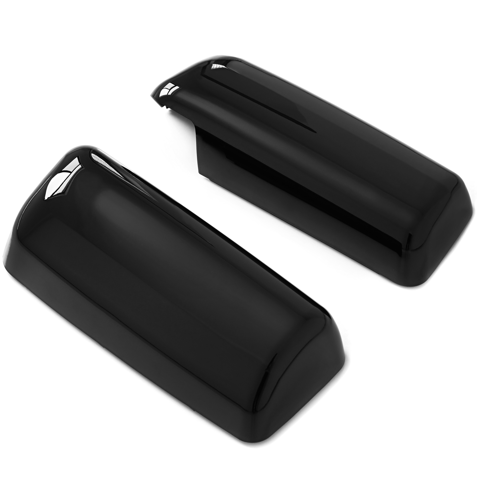 New Black Replacement Door Mirrors Covers Right And Left Pair Fits Peterbilt 579