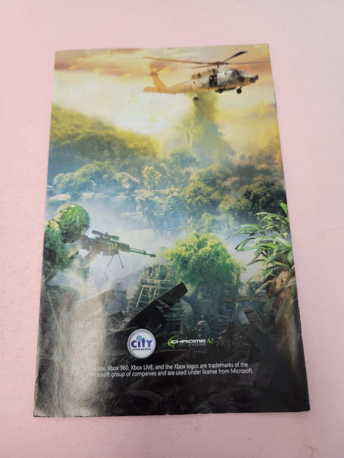 (Manual Only) Sniper Ghost Warrior - Microsoft Xbox 360