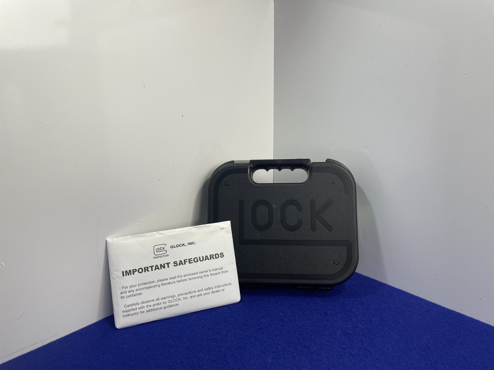 Glock G44 Factory-Original Hard Case 22 LR With Safeguards Packet