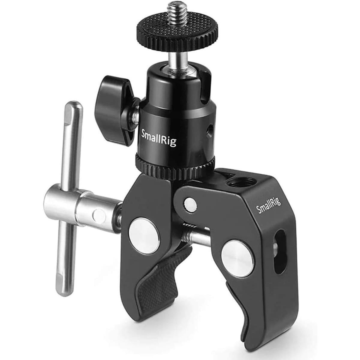 SmallRig 2 Pack CoolClamp Mount with 1/4" Screw Ball Head Mount #1124 2