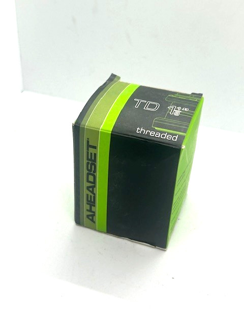 Aheadset TD 1 inch Threaded Headset New In Box Black Traditional BMX Road