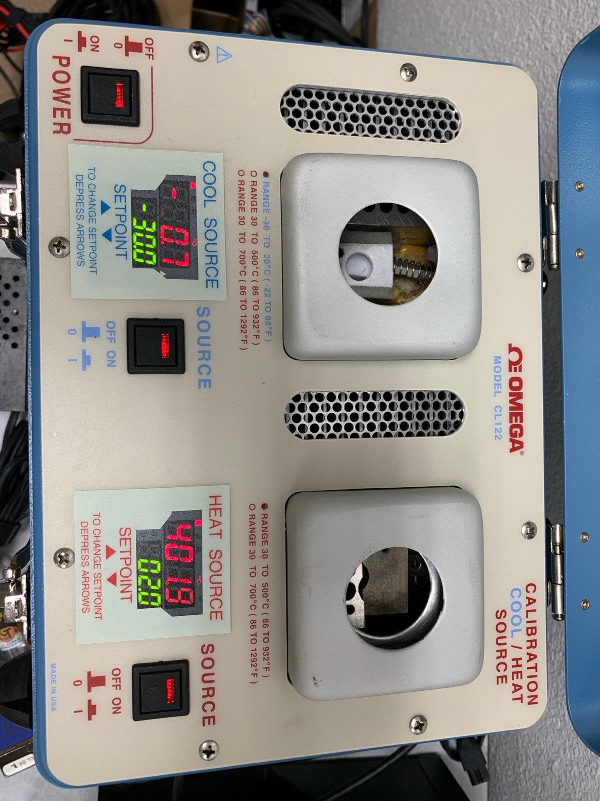 OMEGA CL122 Calibration Cool/Heat Source
