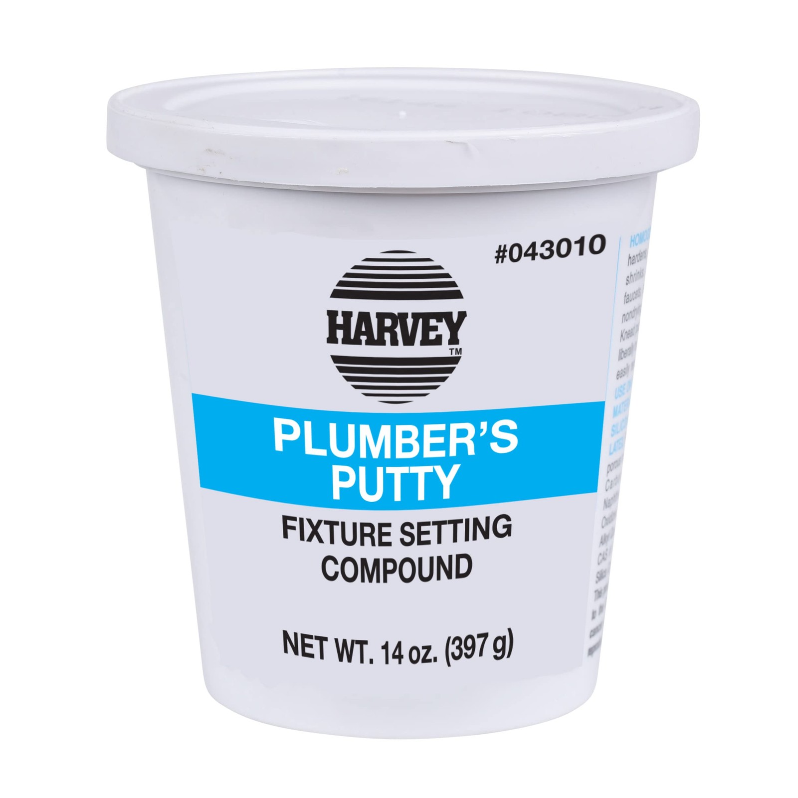 Harvey's WM Harvey 043010 Stainless Plumbers Putty, 14 oz 14 oz, Off-White