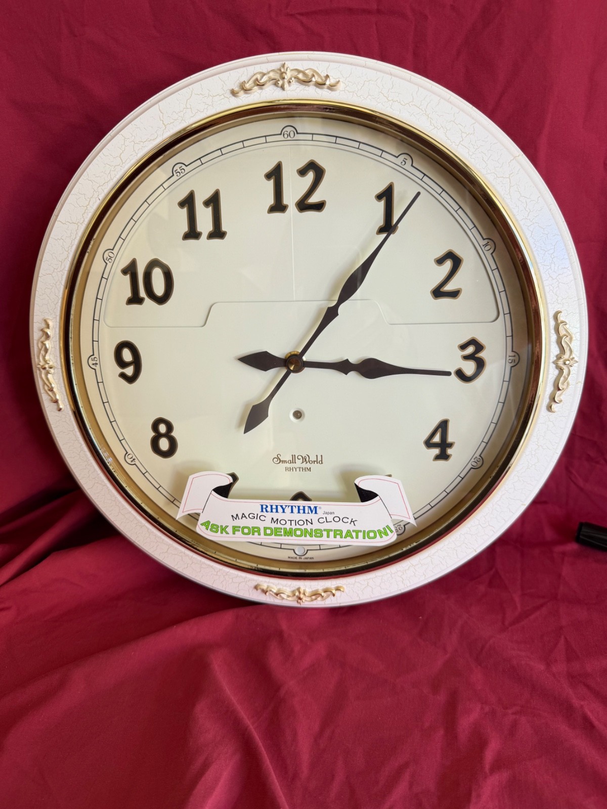 Small World Rhythm "Carousel" Clock 4mh653RH NEW