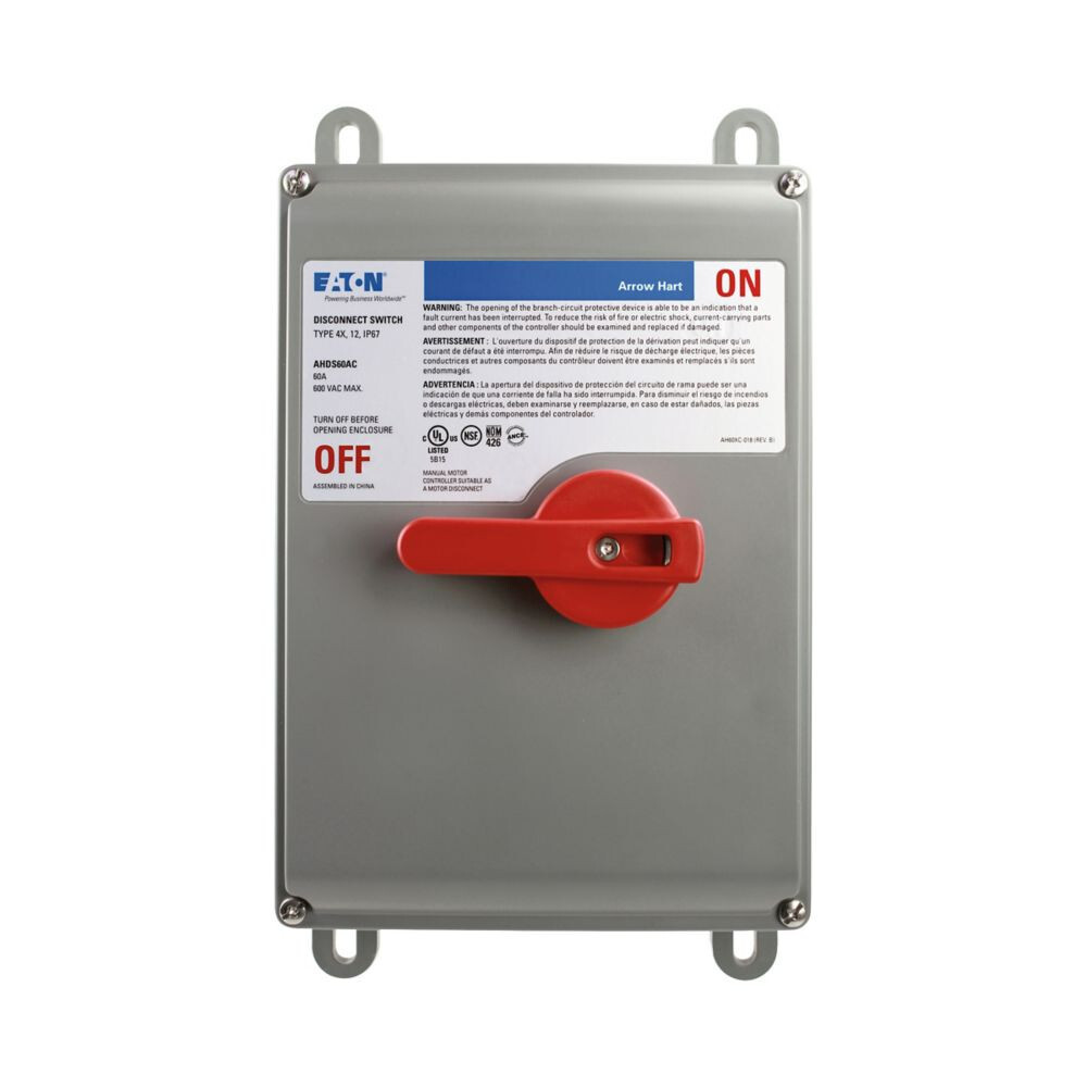 Eaton/Cooper AHDS60AC 60A Disconnect Switch Auxillary Contact