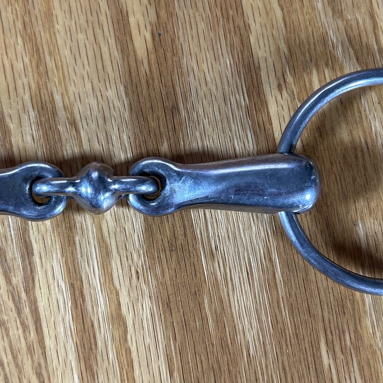 Loose Ring Snaffle Bit With Peanut 4.5" Mouthpiece Riding Bridle Bit