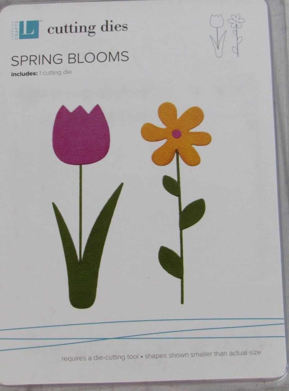 QuicKutz/Lifestyle Crafts Spring Blooms 4x4, 1 Cutting Die Set DR0059