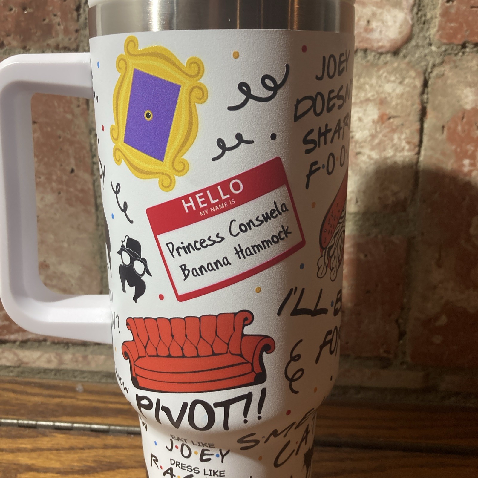 Tumbler Mug Bottle, Friends Theme