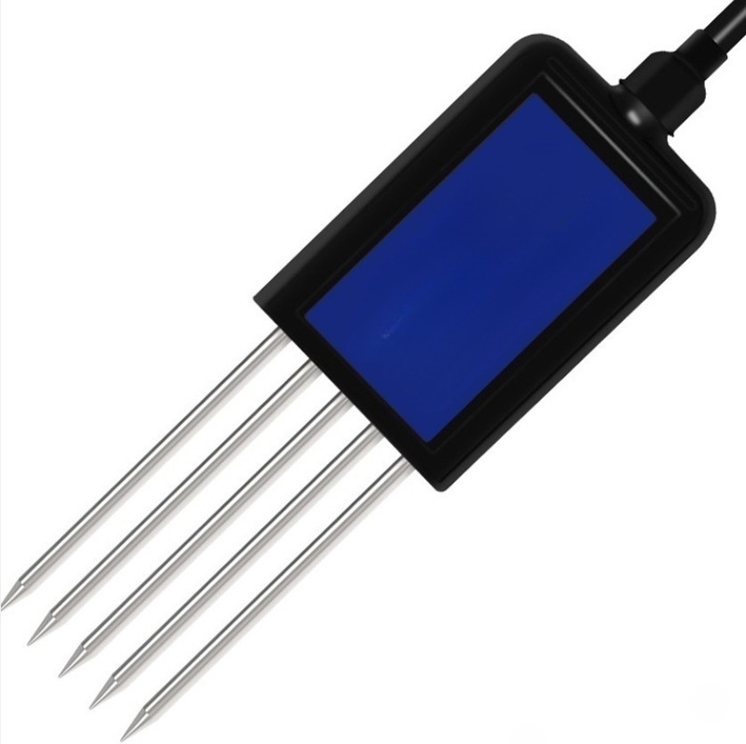 Soil Sensor with Temperature Humidity pH Conductivity and NPK for Agriculture