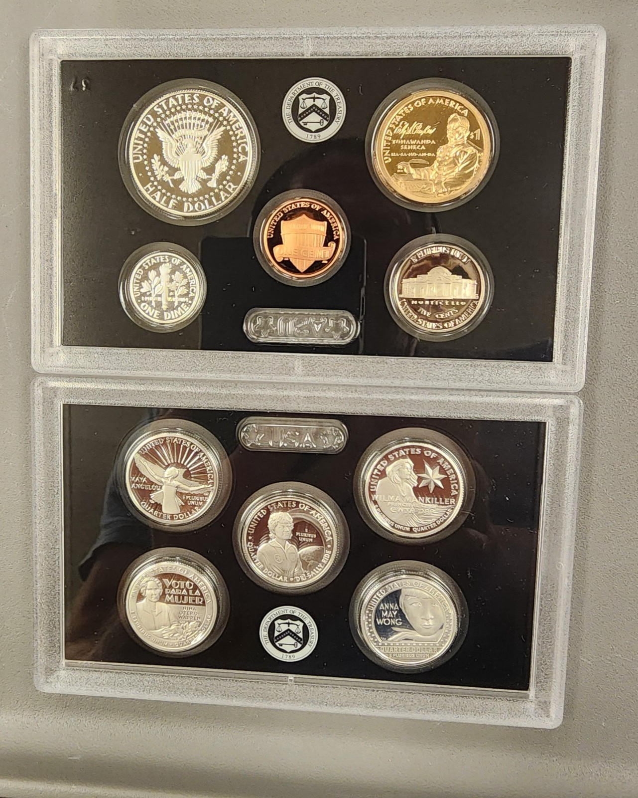 2022 US Mint Silver Proof Set (No Box/COA - As Pictured)