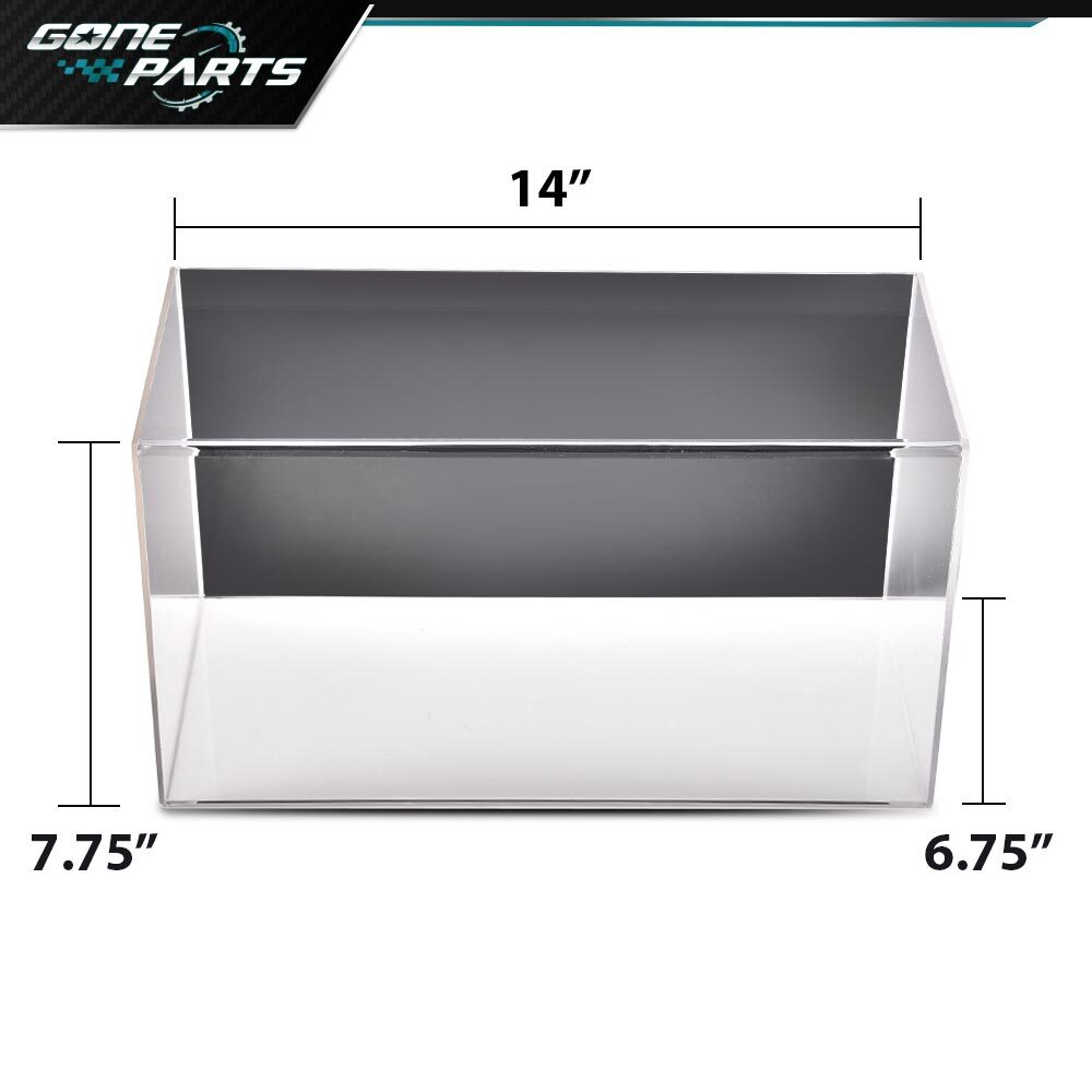 Acrylic Wall Mount Horizontal Boxing Glove Display Case Protecting Full Size LJ