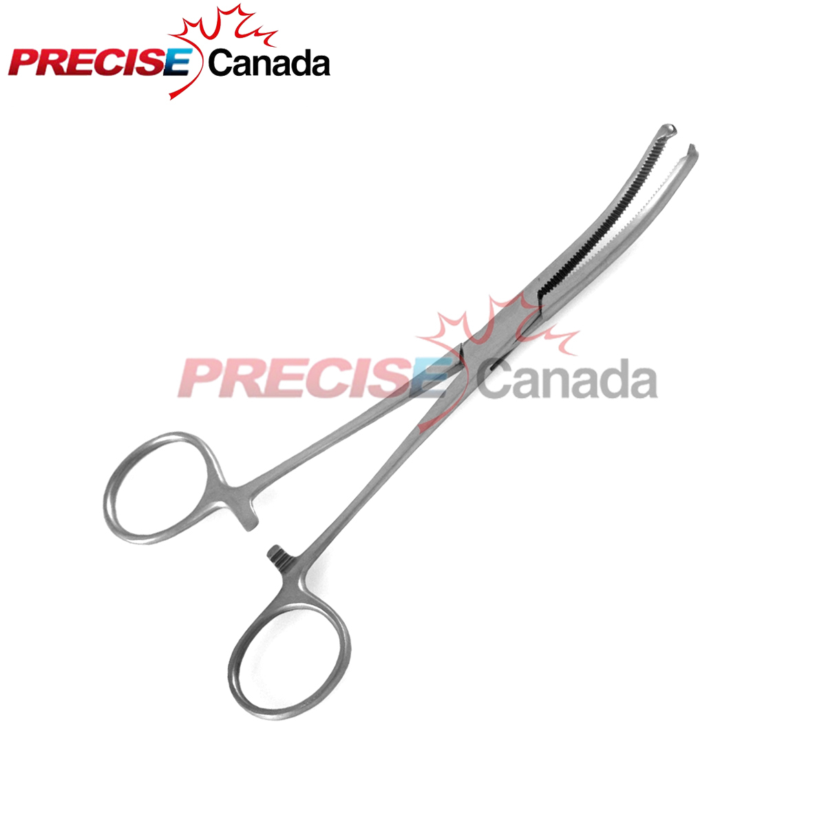 ROCHESTER OCHSNER FORCEPS 5.5" 1X2 TEETH CURVED SURGICAL INSTRUMENTS