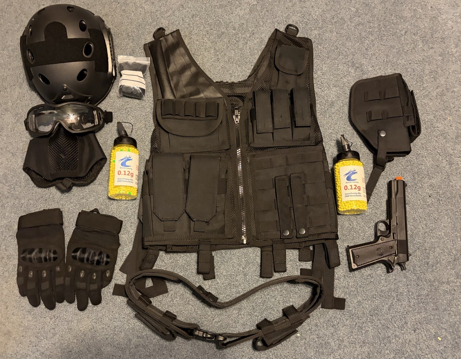 Airsoft Gear And Pistol