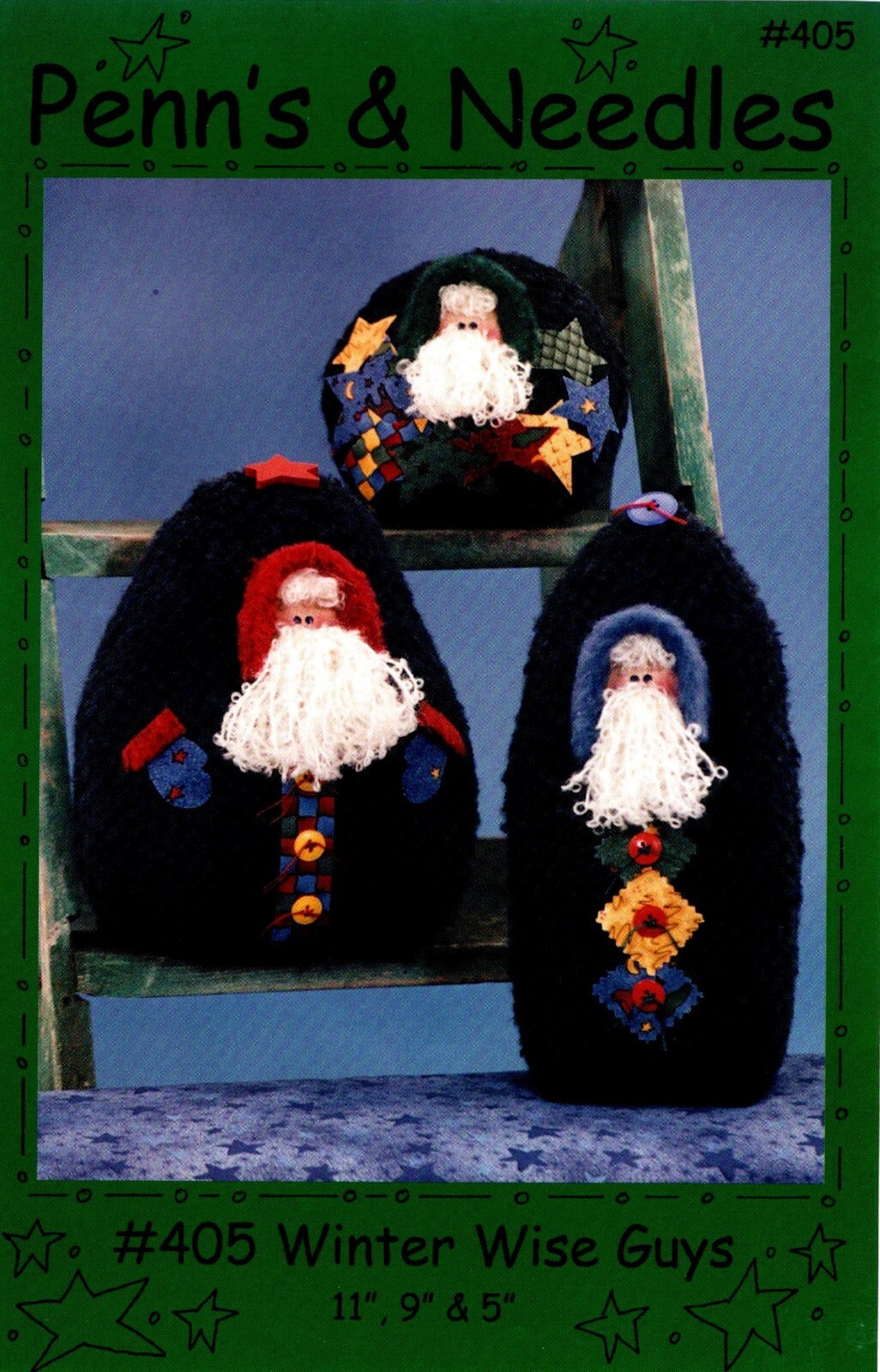 Winter Wise Guys Felt Christmas Craft Pattern by Penn's & Needles 405