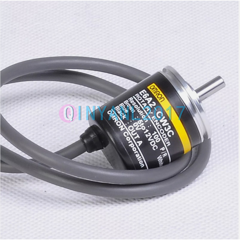 One NEW OMRON rotary encoder E6A2-CW3C 100P/R E6A2CW3C In Box